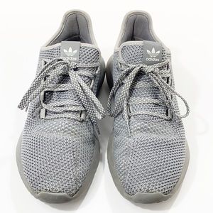 Adidas tubular shadow grey melange knit shoes 7.5